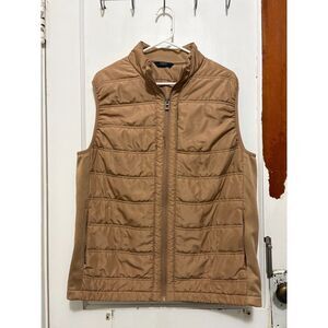 Tan Puffer Vest